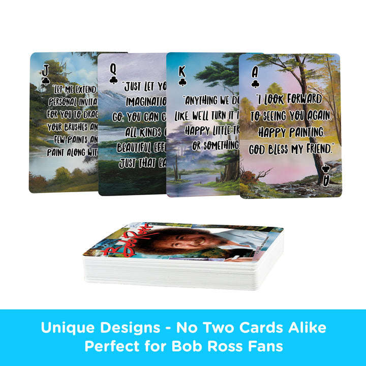 PlayingCardDecks.com-Bob Ross Quotes v1 Playing Cards Aquarius