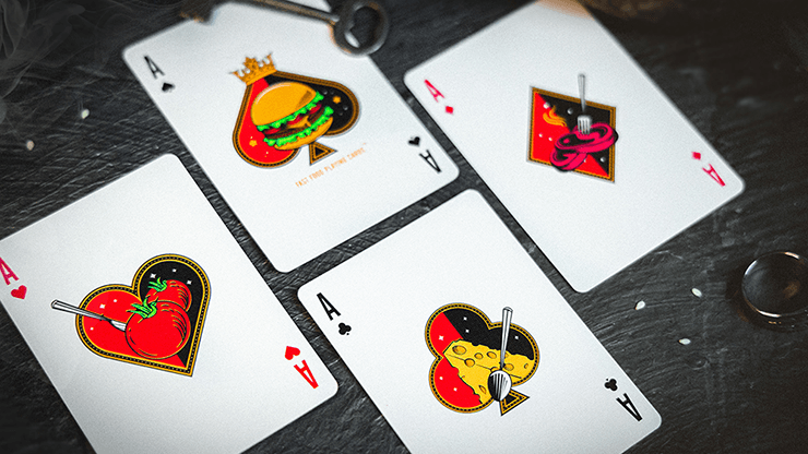 PlayingCardDecks.com-Burger Playing Cards Poker TPCC