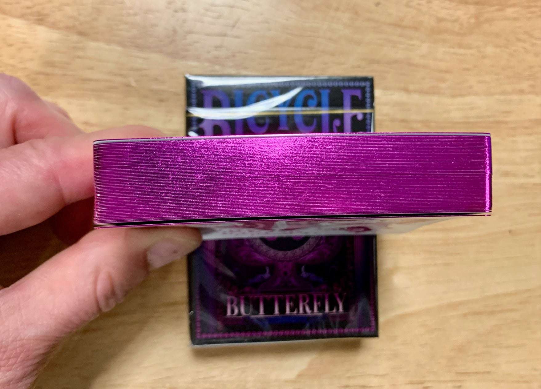 PlayingCardDecks.com-Butterfly Gilded Bicycle Playing Cards