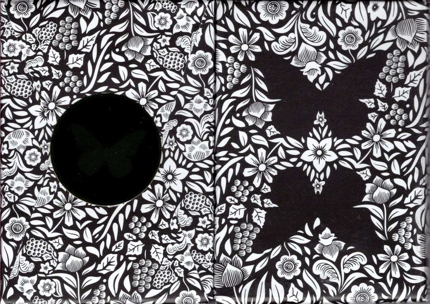 PlayingCardDecks.com-Butterfly Gold Gilded Playing Cards Cartamundi: Unmarked