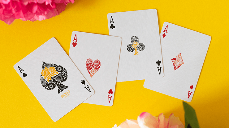 PlayingCardDecks.com-Butterfly Summer Marked Playing Cards Cartamundi