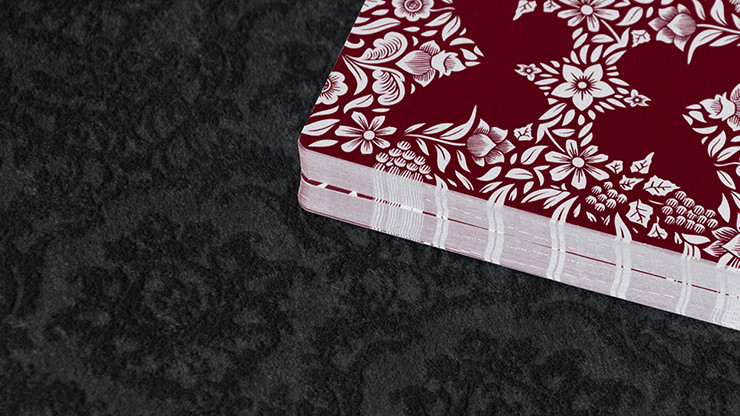 PlayingCardDecks.com-Butterfly v2 Red Stripper Marked Playing Cards Cartamundi