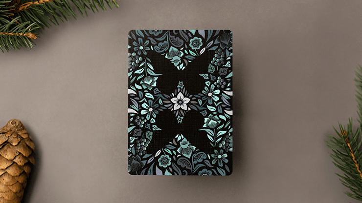 PlayingCardDecks.com-Butterfly Winter Marked Playing Cards Cartamundi
