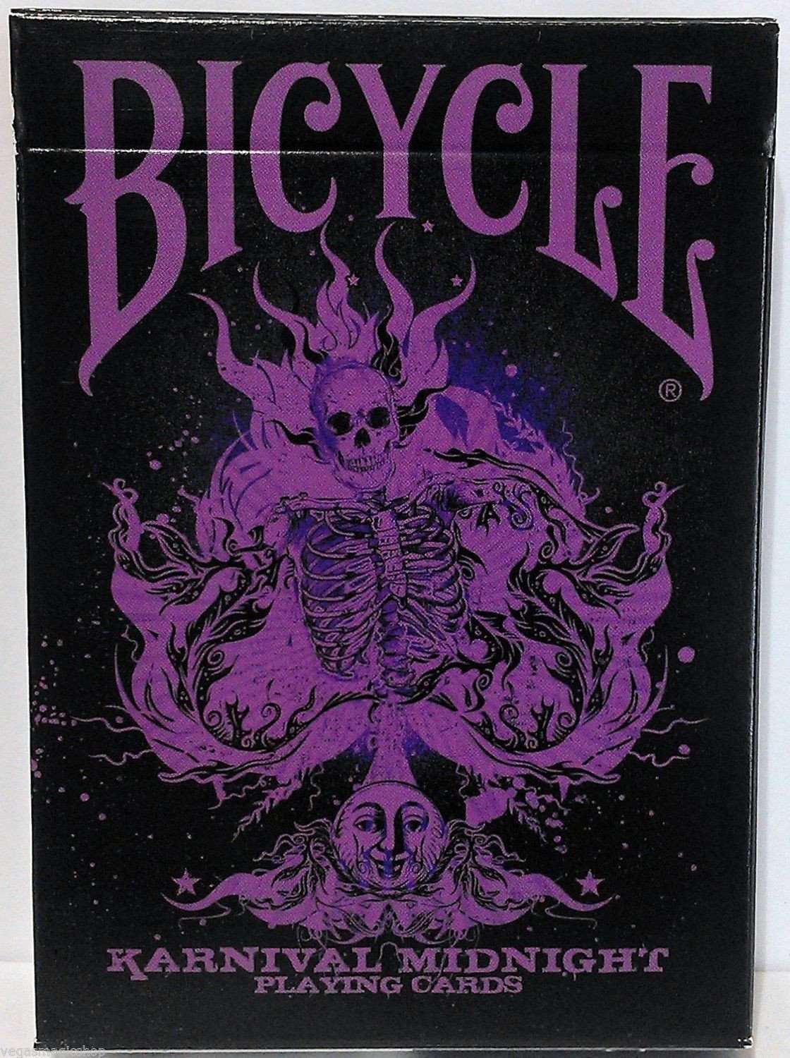 PlayingCardDecks.com-Karnival Midnight Purple Bicycle Playing Cards