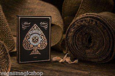 PlayingCardDecks.com-Artisan Black Playing Cards USPCC