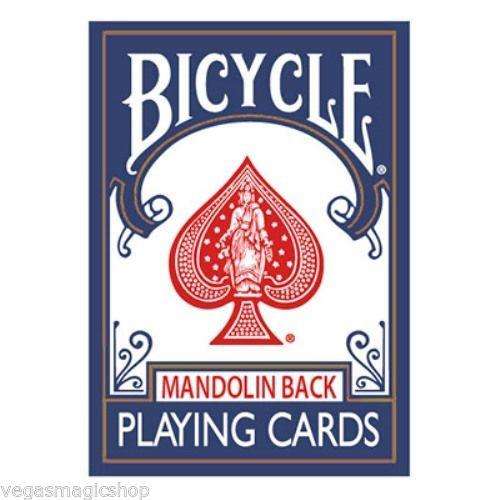 PlayingCardDecks.com-Mandolin 809 Red & Blue Back 2 Deck Set Bicycle Playing Cards