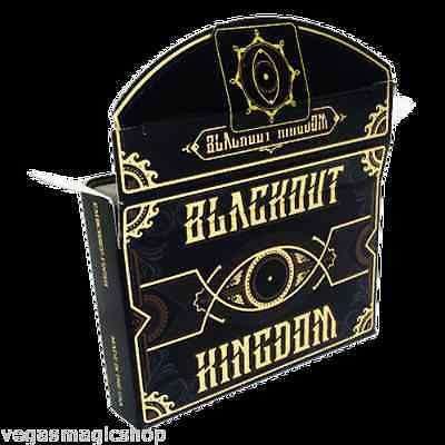 PlayingCardDecks.com-Blackout Kingdom Playing Cards Side Open Tuck Box