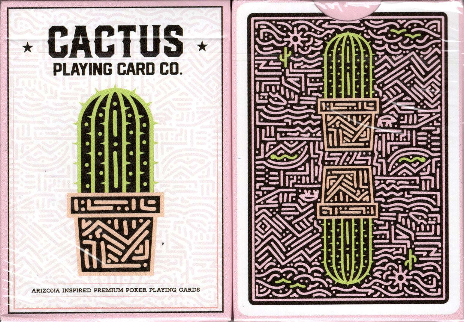PlayingCardDecks.com-Cactus Pink Quartz Marked Playing Cards USPCC
