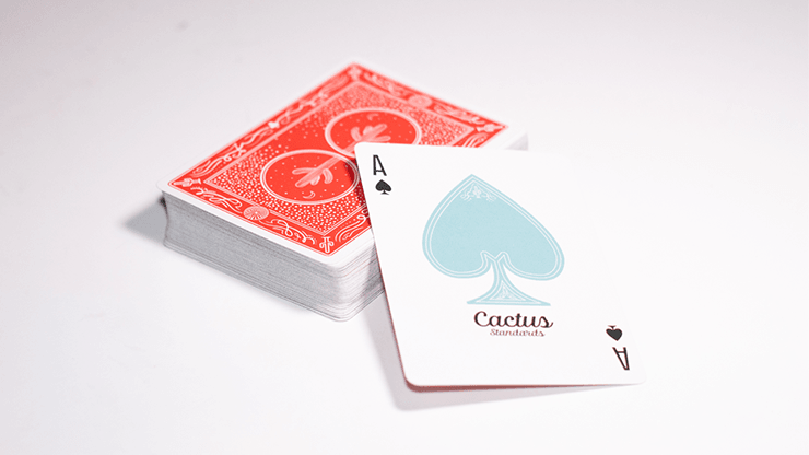 PlayingCardDecks.com-Cactus Standards Red Playing Cards USPCC