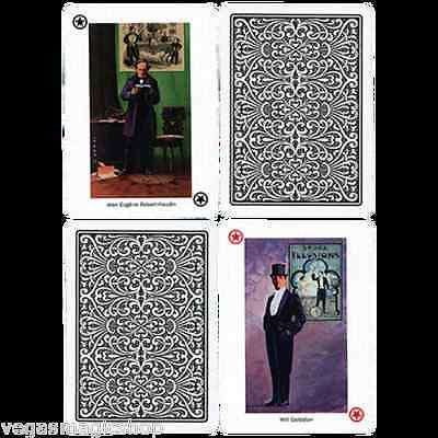 PlayingCardDecks.com-Stars of Magic Black Playing Cards Deck USPCC