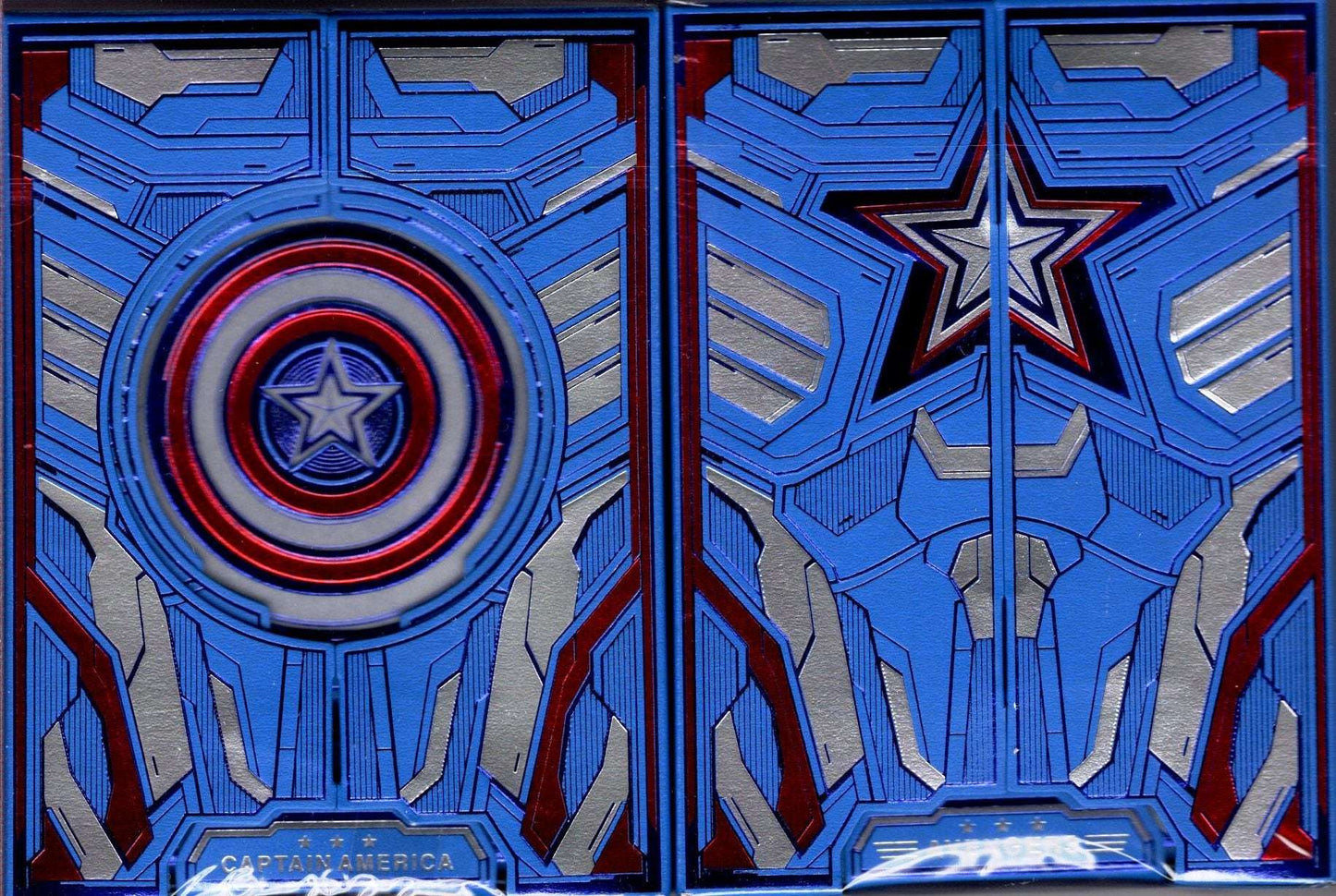 PlayingCardDecks.com-Captain America Deluxe Playing Cards USPCC
