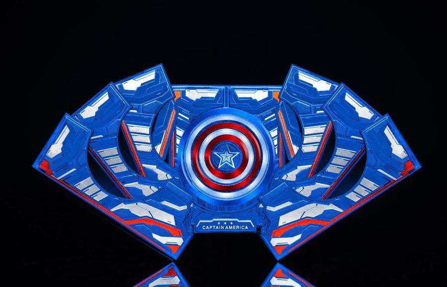 PlayingCardDecks.com-Captain America Deluxe Playing Cards USPCC