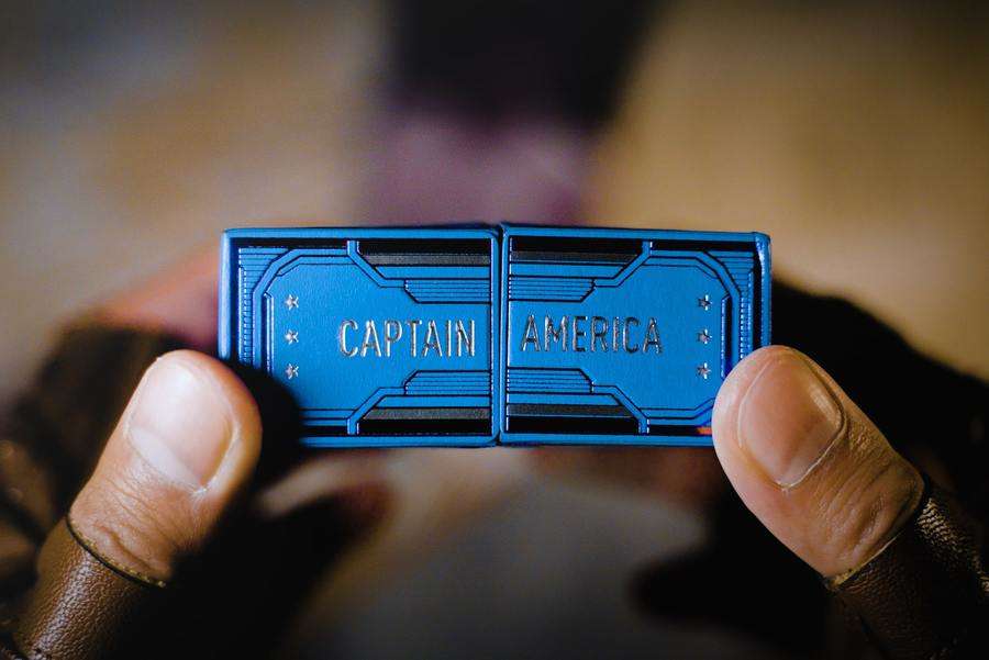 PlayingCardDecks.com-Captain America Deluxe Playing Cards USPCC