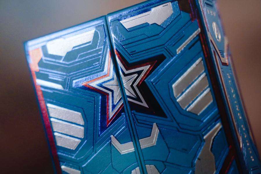 PlayingCardDecks.com-Captain America Deluxe Playing Cards USPCC