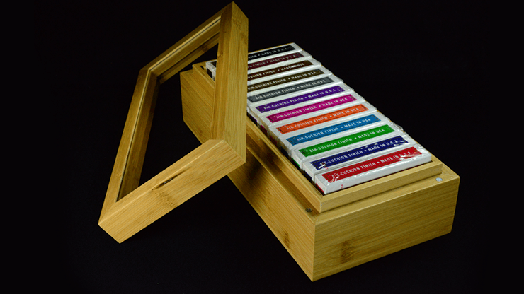 PlayingCardDecks.com-Carat B12 Bamboo Brick Box