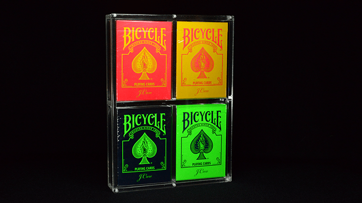 PlayingCardDecks.com-Carat X2X2 (Double Row Four Deck Case)