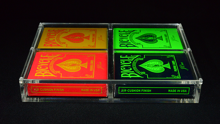 PlayingCardDecks.com-Carat X2X2 (Double Row Four Deck Case)