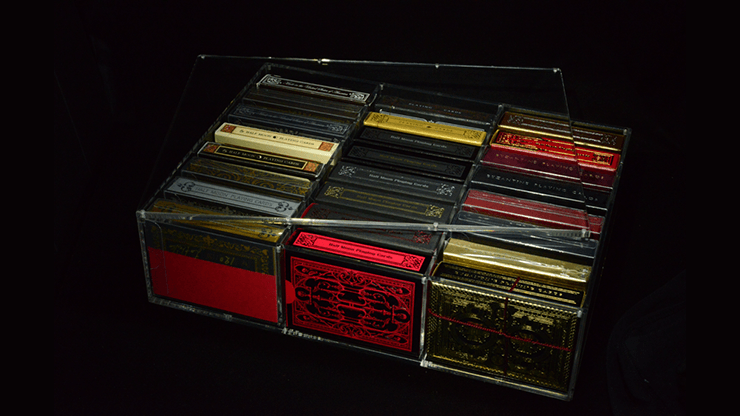 PlayingCardDecks.com-Carat XDR24L 24 Deck Rack w/ Lid