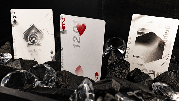 PlayingCardDecks.com-Carbon Graphite Playing Cards USPCC