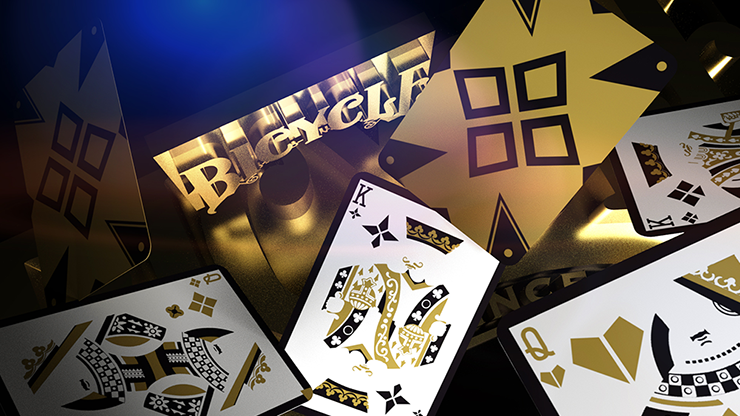 PlayingCardDecks.com-Cardistry 5th Anniversary Gold Foil Box Bicycle Playing Cards