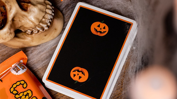 PlayingCardDecks.com-Carvers v2 Pumpkin Playing Cards USPCC