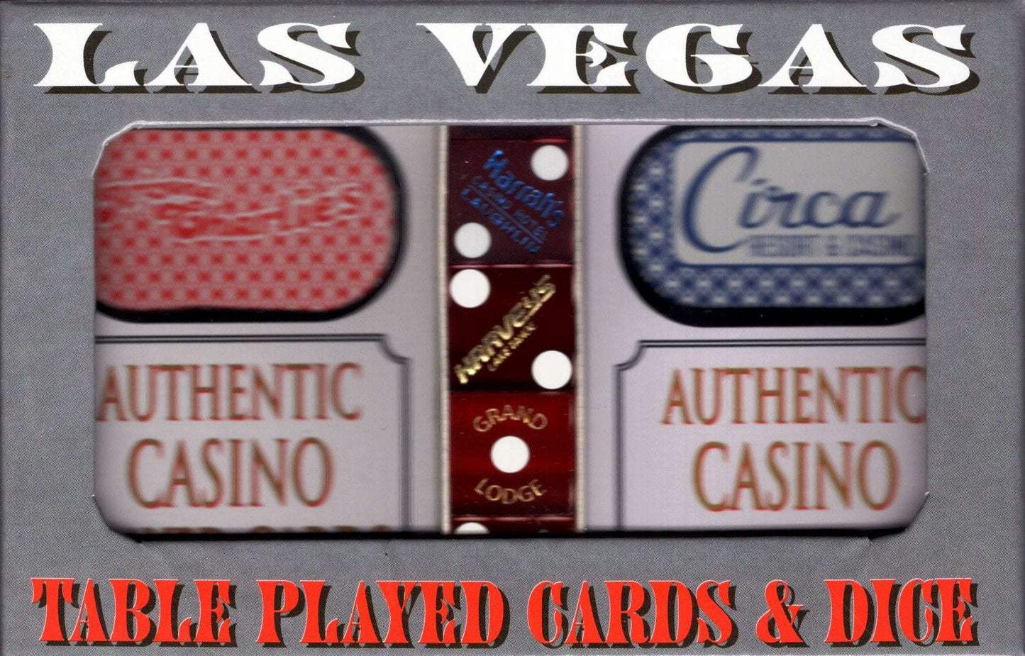 PlayingCardDecks.com-Casino Table Played Decks & Dice Set