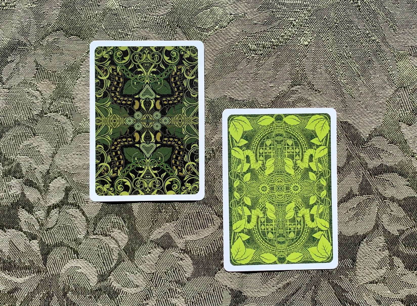 PlayingCardDecks.com-Caterpillar Gilded Bicycle Playing Cards