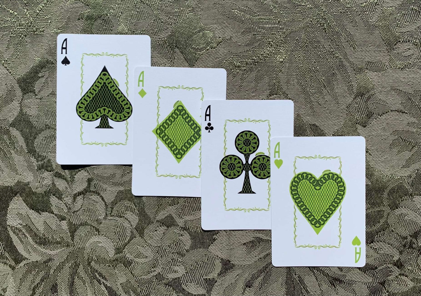 PlayingCardDecks.com-Caterpillar Gilded Bicycle Playing Cards