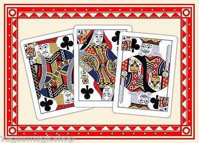 PlayingCardDecks.com-Triplicate No. 18 Red Playing Cards Deck USPCC