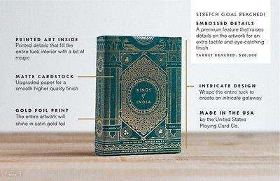PlayingCardDecks.com-Kings of India Playing Cards Deck