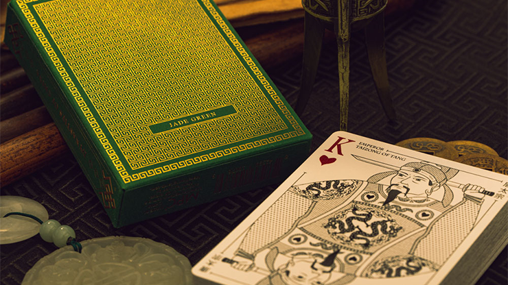 PlayingCardDecks.com-Chao Green Playing Cards MPC