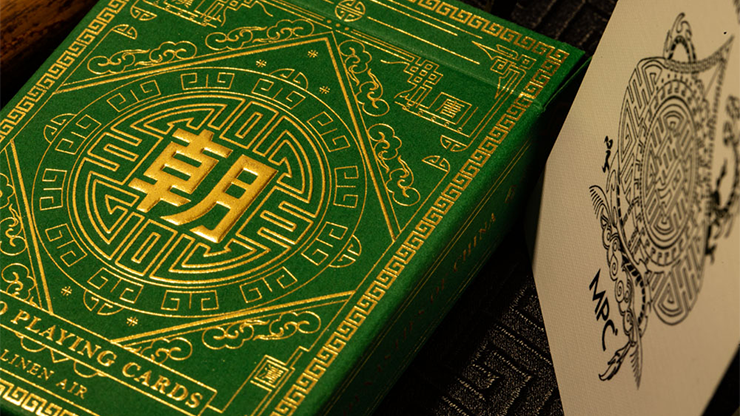 PlayingCardDecks.com-Chao Green Playing Cards MPC
