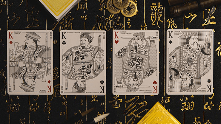 PlayingCardDecks.com-Chao Imperial Yellow Playing Cards MPC