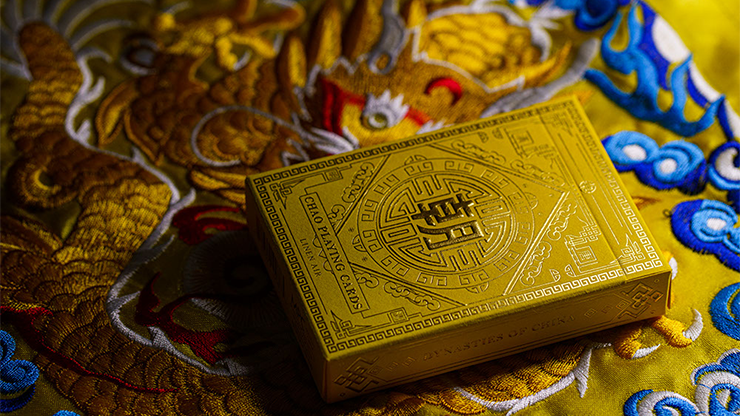 PlayingCardDecks.com-Chao Imperial Yellow Playing Cards MPC