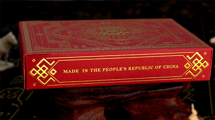 PlayingCardDecks.com-Chao Red Playing Cards MPC