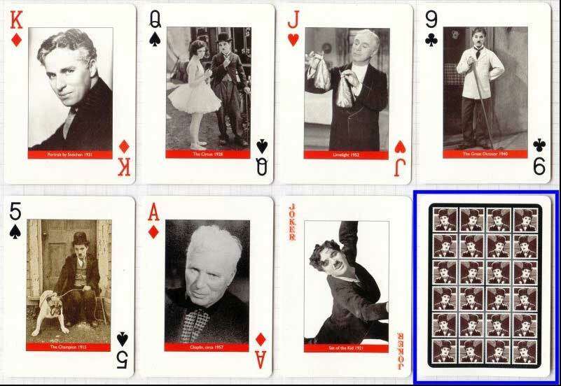 PlayingCardDecks.com-Charlie Chaplin Playing Cards Piatnik