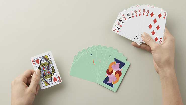 PlayingCardDecks.com-Charlie Oscar Patterson x Yolky Games Playing Cards Twin Set Cartamundi