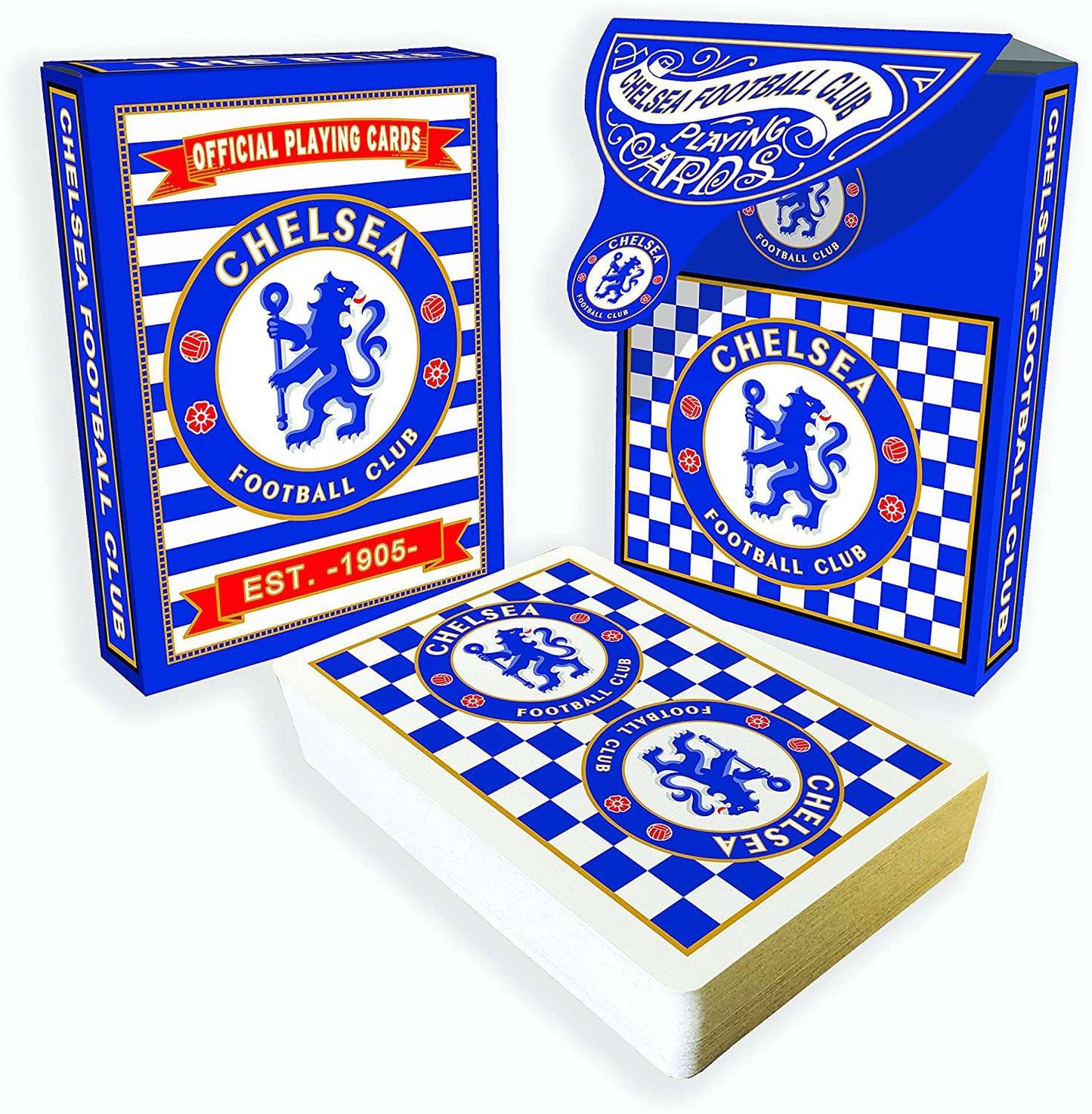 PlayingCardDecks.com-Chelsea Football Club Soccer Playing Cards