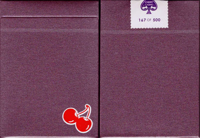 PlayingCardDecks.com-Cherry Casino House Deck Desert Inn Purple Playing Cards USPCC