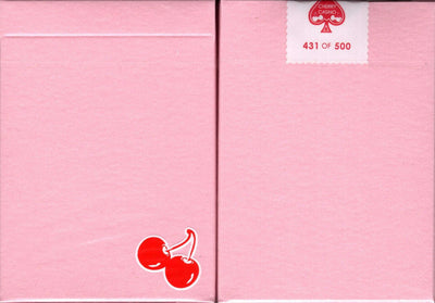 PlayingCardDecks.com-Cherry Casino House Deck Flamingo Pink Playing Cards USPCC