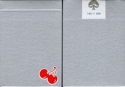 PlayingCardDecks.com-Cherry Casino House Deck McCarran Silver Playing Cards USPCC