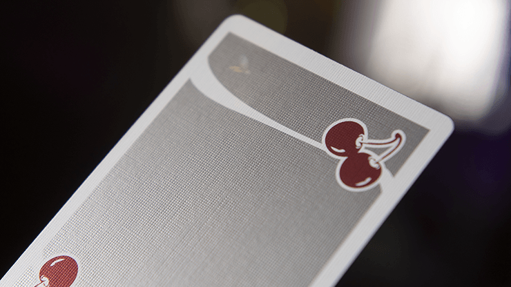 PlayingCardDecks.com-Cherry Casino House Deck McCarran Silver Playing Cards USPCC