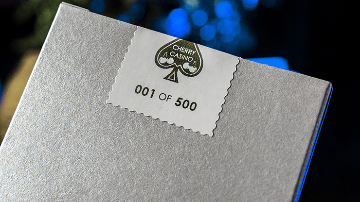 PlayingCardDecks.com-Cherry Casino House Deck McCarran Silver Playing Cards USPCC