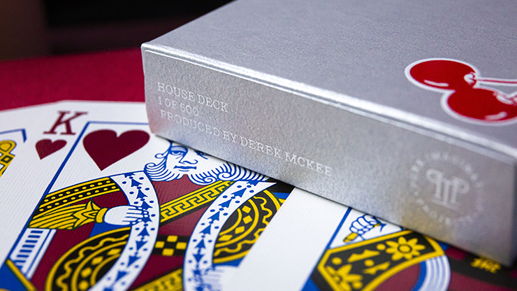 PlayingCardDecks.com-Cherry Casino House Deck McCarran Silver Playing Cards USPCC