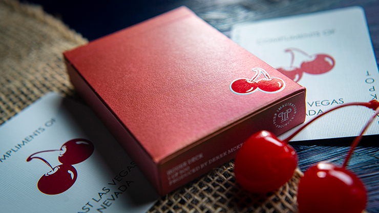 PlayingCardDecks.com-Cherry Casino House Deck Reno Red Playing Cards USPCC