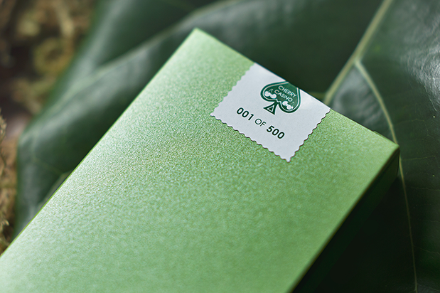 PlayingCardDecks.com-Cherry Casino House Deck Sahara Green Playing Cards USPCC