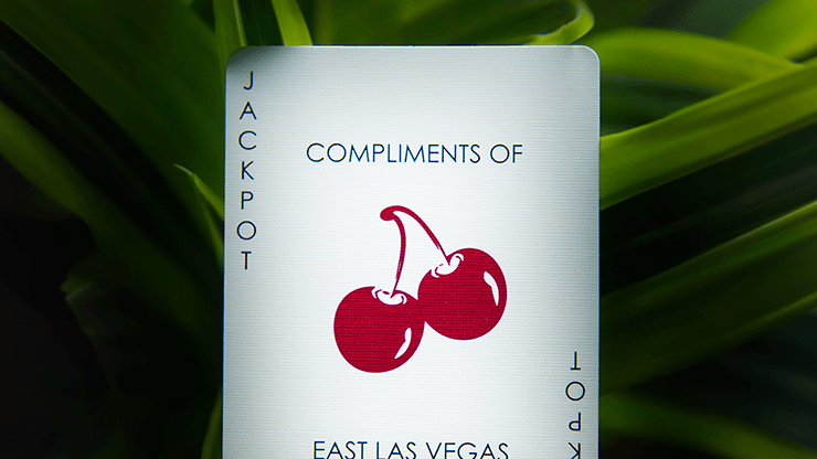 PlayingCardDecks.com-Cherry Casino House Deck Sahara Green Playing Cards USPCC