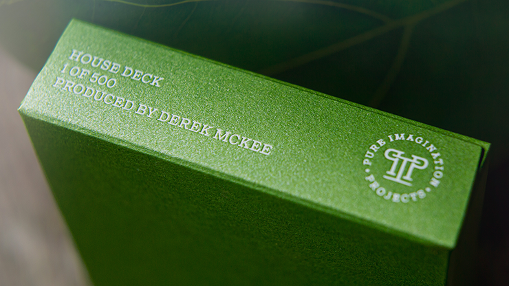 PlayingCardDecks.com-Cherry Casino House Deck Sahara Green Playing Cards USPCC