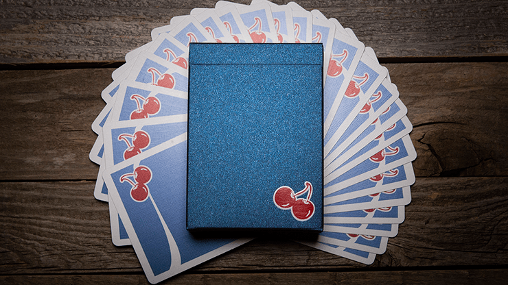 PlayingCardDecks.com-Cherry Casino House Deck Tahoe Blue Playing Cards USPCC