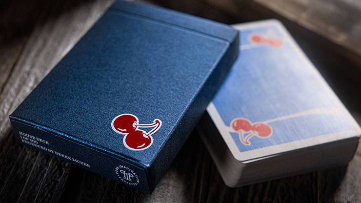 PlayingCardDecks.com-Cherry Casino House Deck Tahoe Blue Playing Cards USPCC
